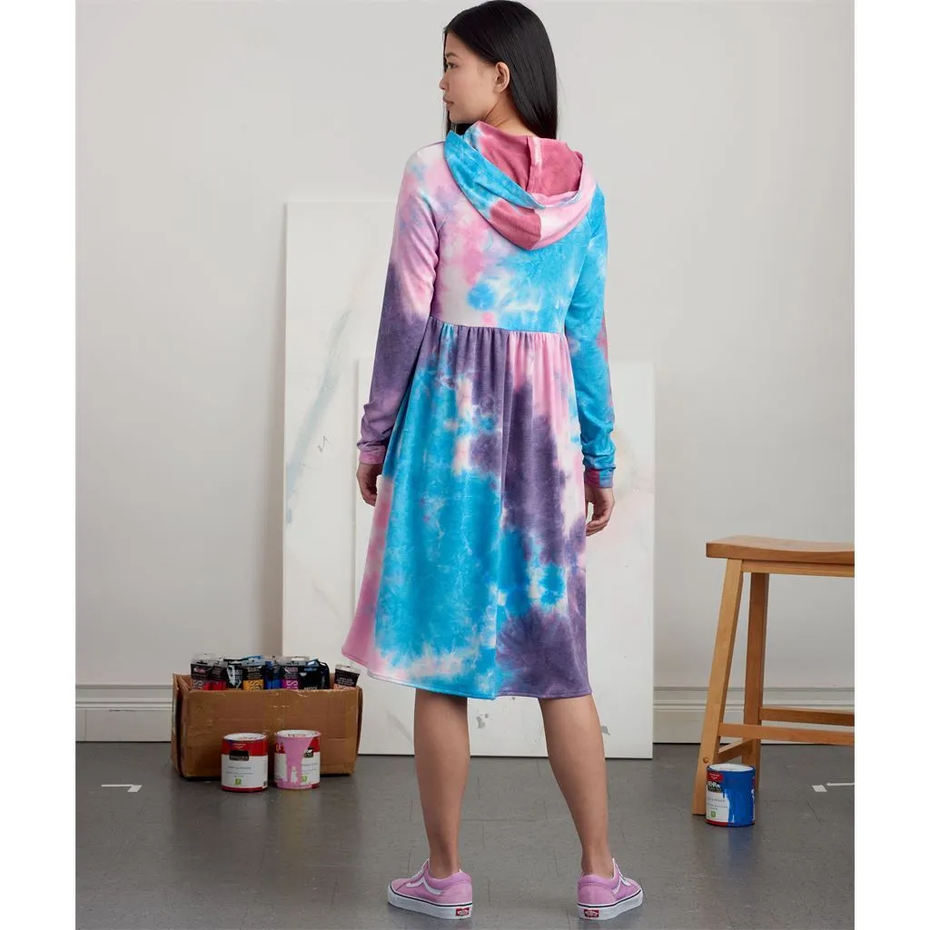 Simplicity Sewing Pattern S9380 Misses' Sweatshirt Dresses
