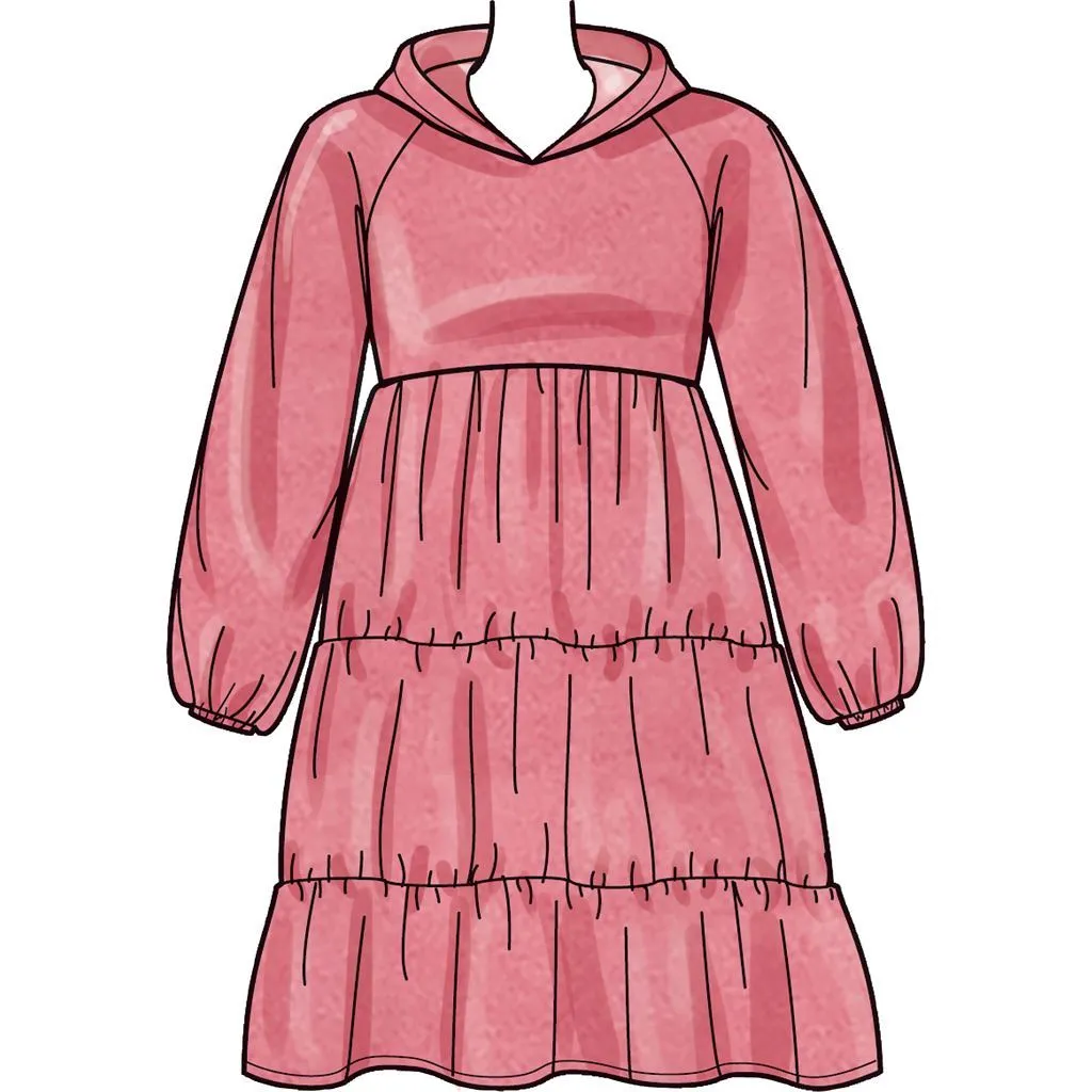 Simplicity Sewing Pattern S9380 Misses' Sweatshirt Dresses