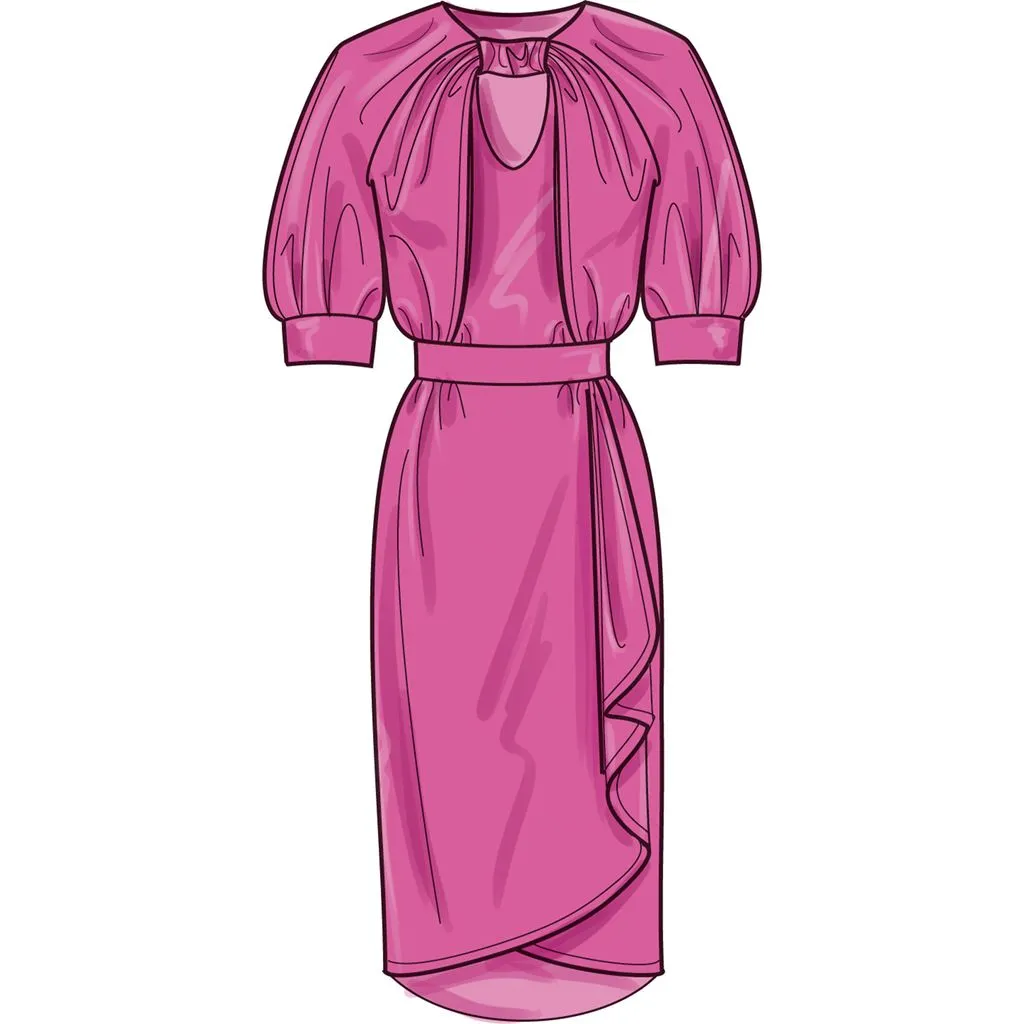 Simplicity Sewing Pattern S9677 Misses' Dresses with Sleeve and Length Variations