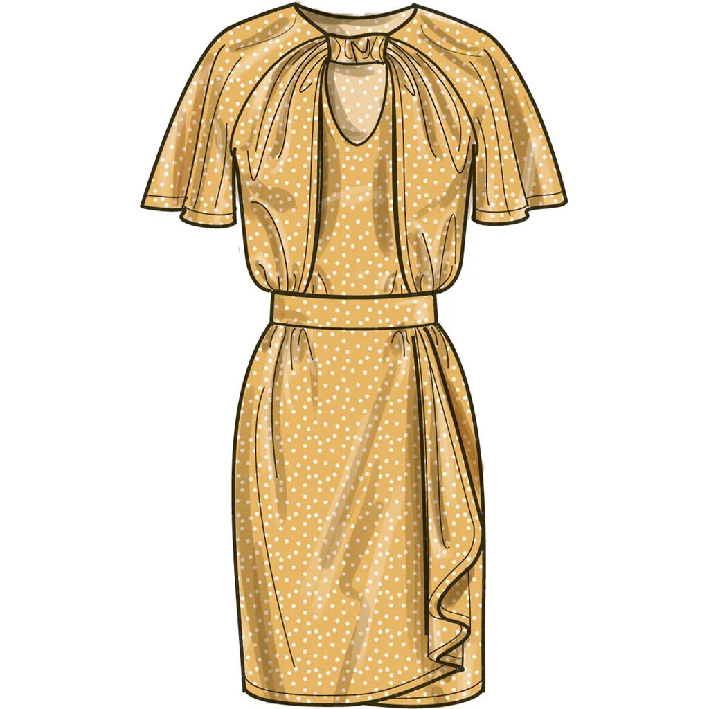 Simplicity Sewing Pattern S9677 Misses' Dresses with Sleeve and Length Variations
