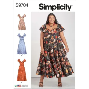 Simplicity Sewing Pattern S9704 Women's Dresses