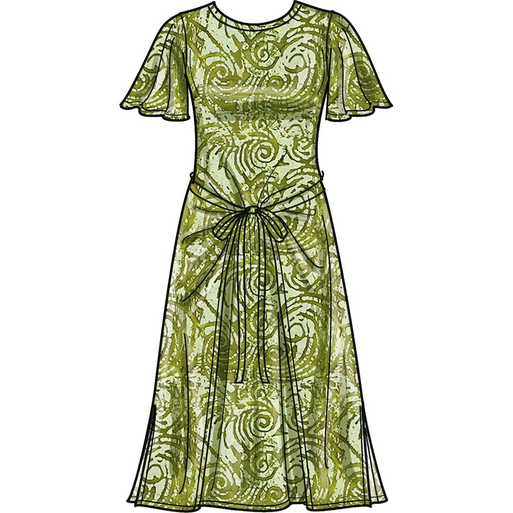 Simplicity Sewing Pattern S9947 Misses' Knit Dress with Sleeve and Length Variations