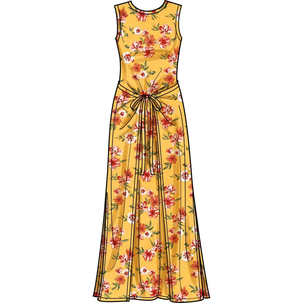 Simplicity Sewing Pattern S9947 Misses' Knit Dress with Sleeve and Length Variations