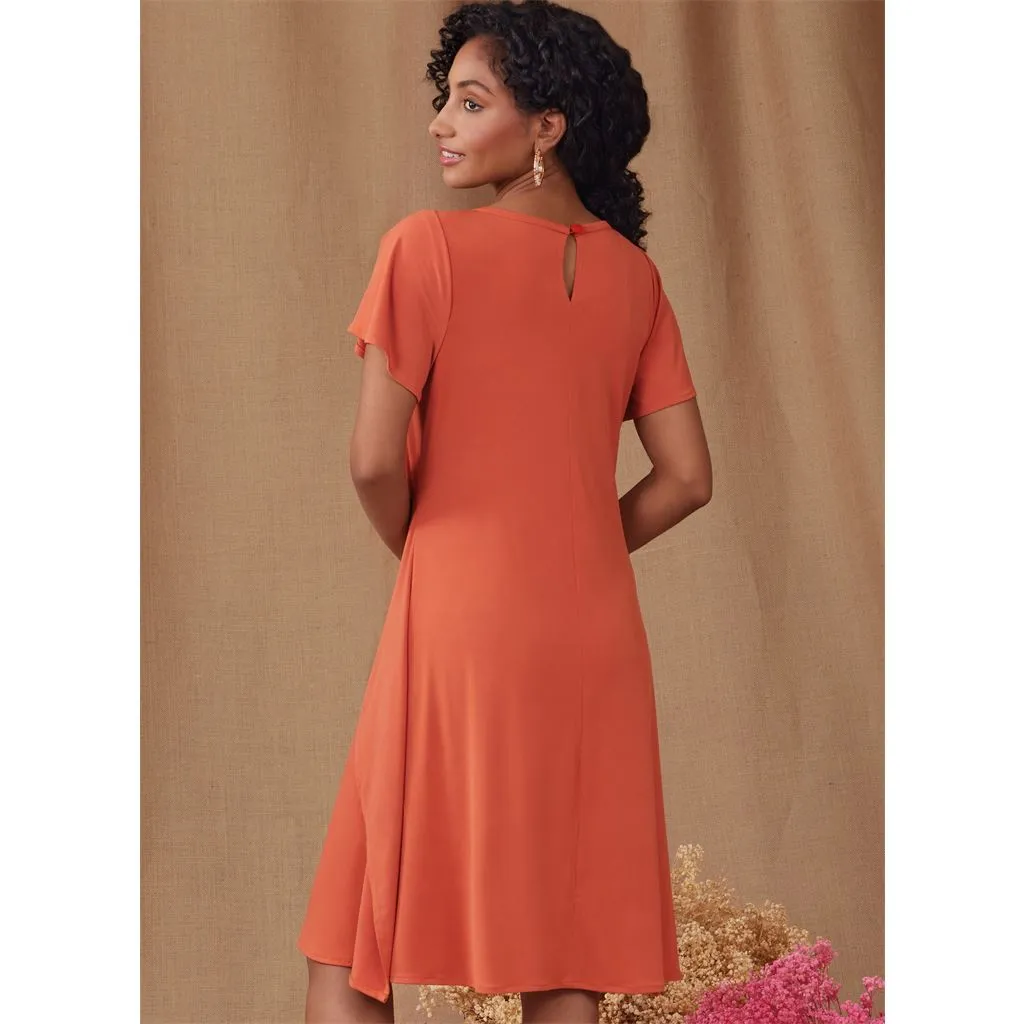 Simplicity Sewing Pattern S9947 Misses' Knit Dress with Sleeve and Length Variations