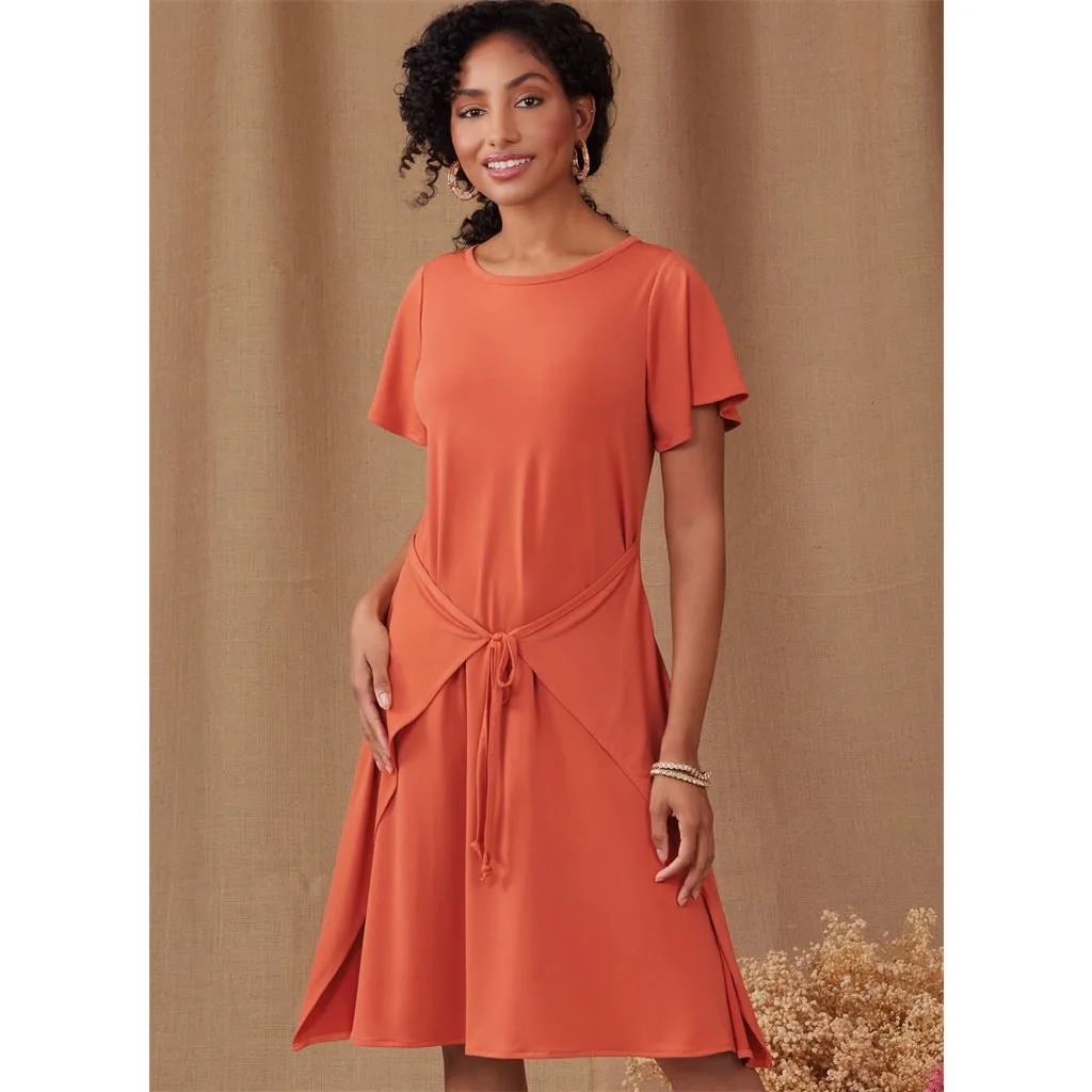 Simplicity Sewing Pattern S9947 Misses' Knit Dress with Sleeve and Length Variations