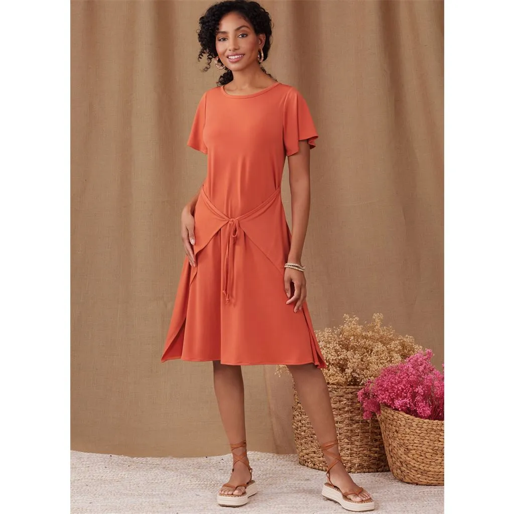 Simplicity Sewing Pattern S9947 Misses' Knit Dress with Sleeve and Length Variations