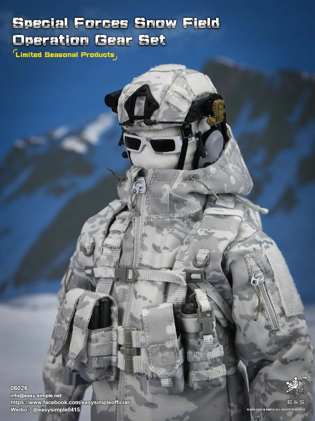 Special Forces Snow Field Op. - Winter Camo Chest Rig
