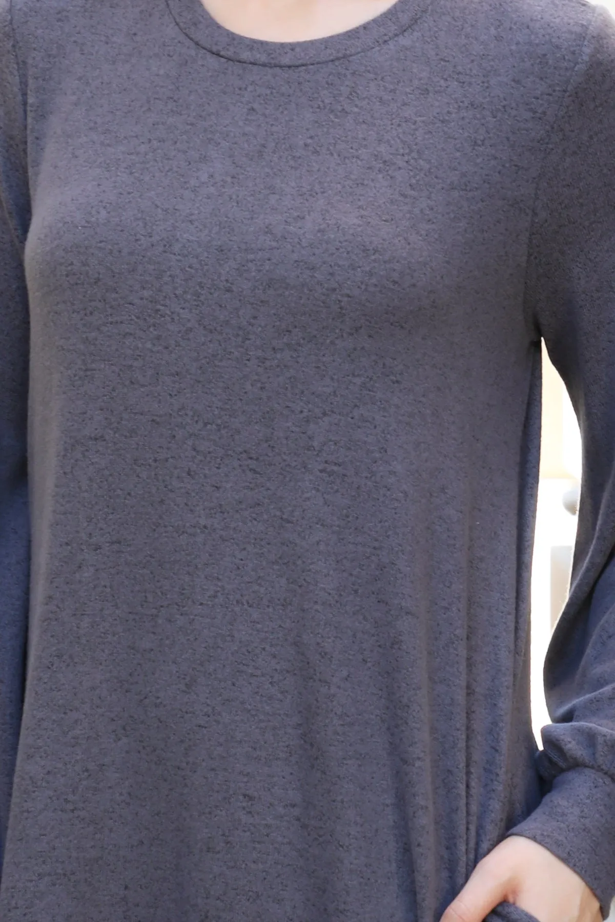 Spiced Harvest | Long Sleeve Dress | Adult Sizes | Dark Grey
