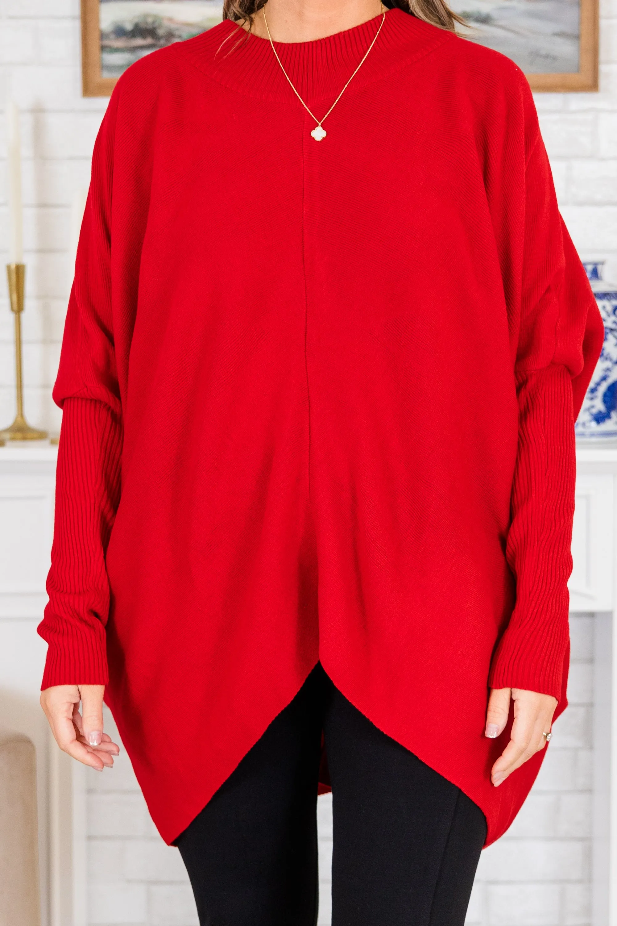 Thinking Of Us Tunic, Red