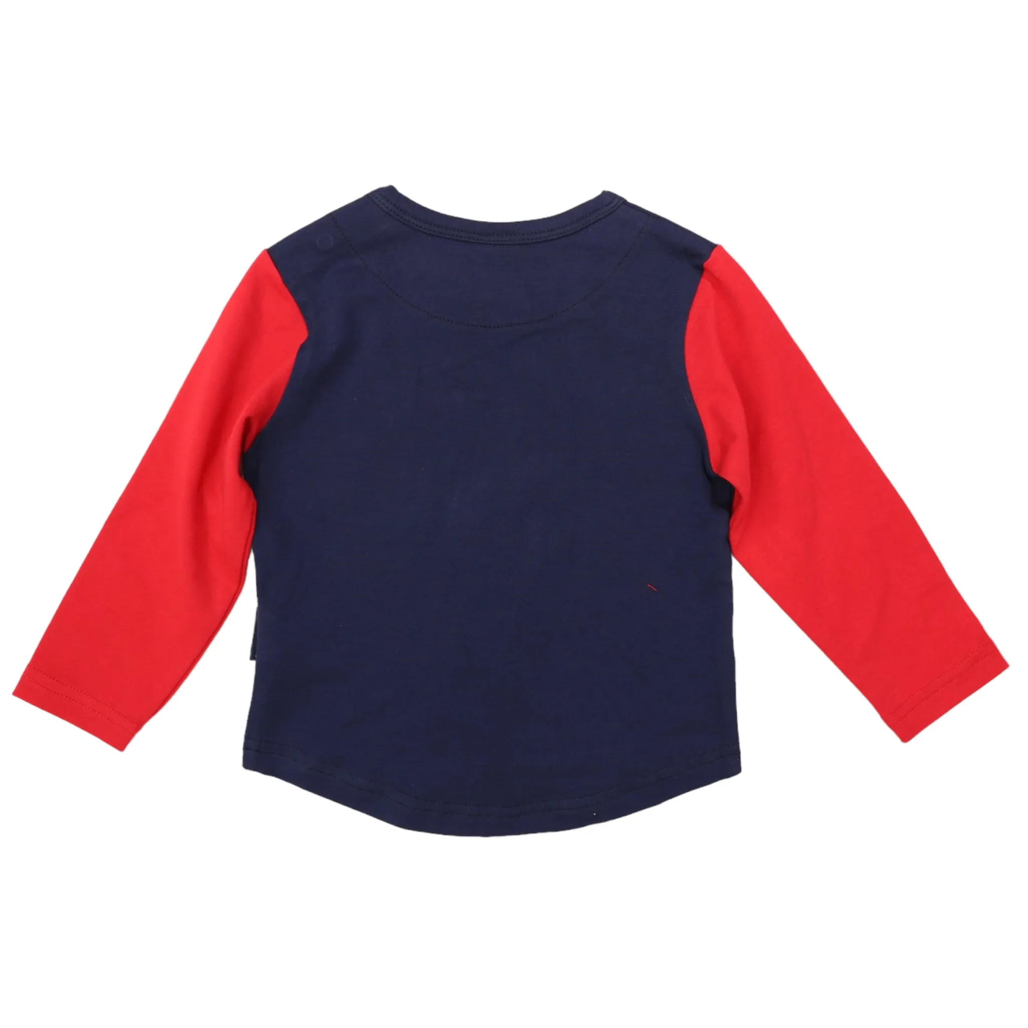Top with Rocket Applique Red