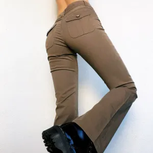 Vintage Taupe Flare Pants