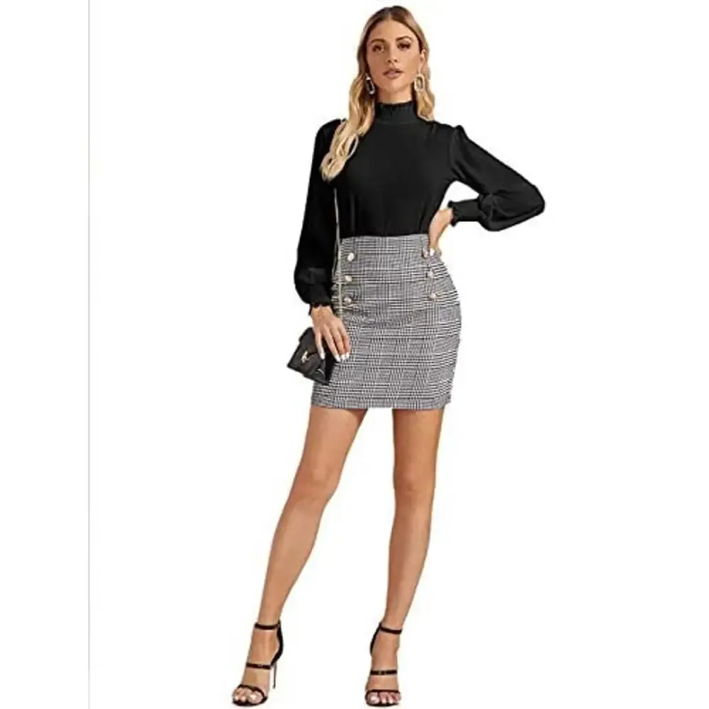 Womenster Women's Frill Trim Full Sleeve Regular Fit Top