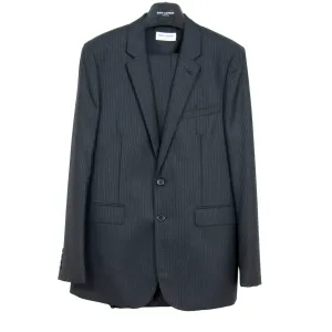 Wool Pinstriped Suit