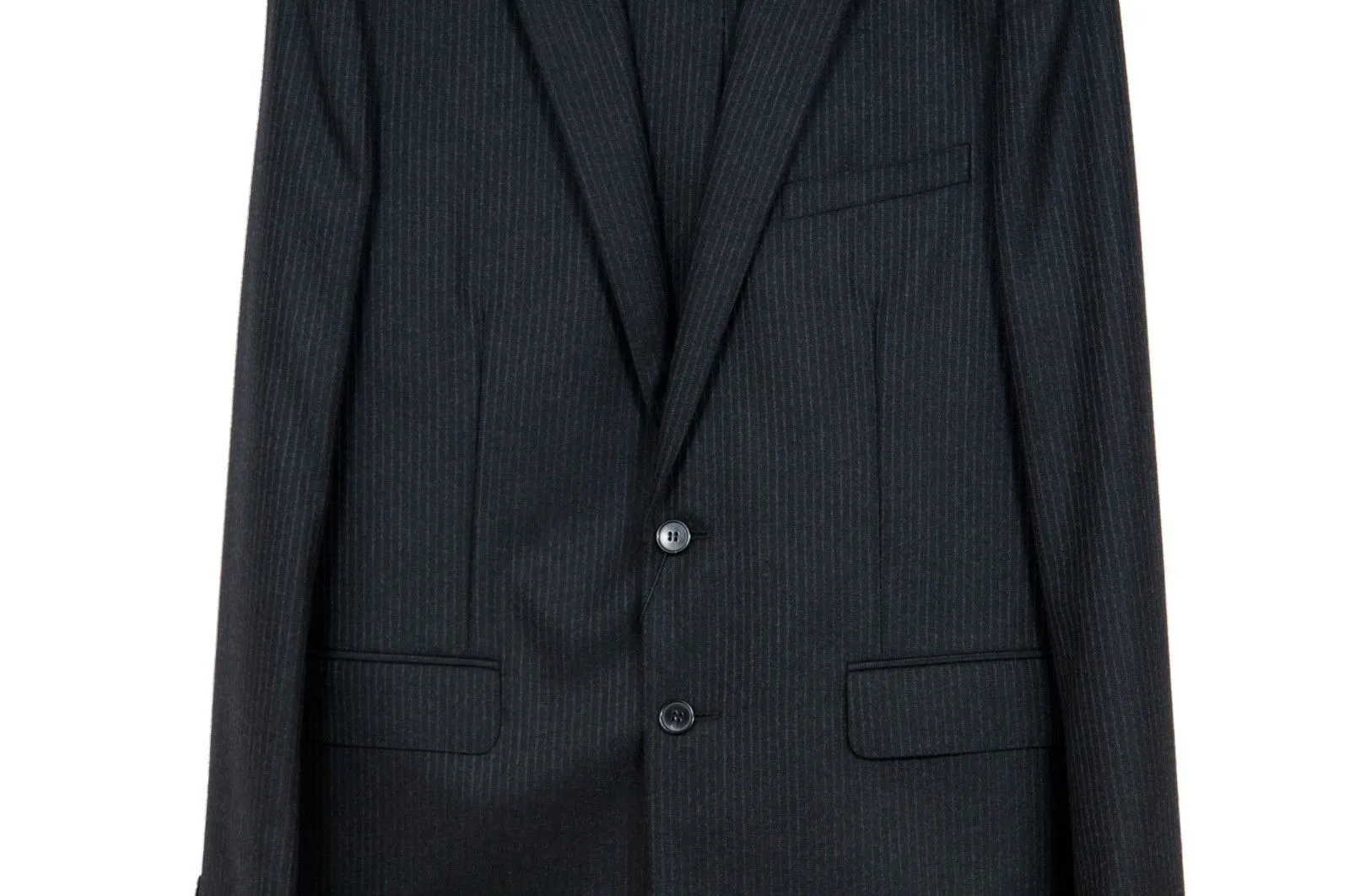Wool Pinstriped Suit