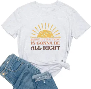 Ykomow Vintage Graphic Tees for Women Teacher Country Music Shirts Cute Faith T Shirts