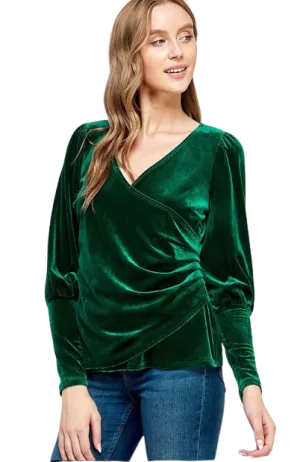 Yours Truly Velvet Top